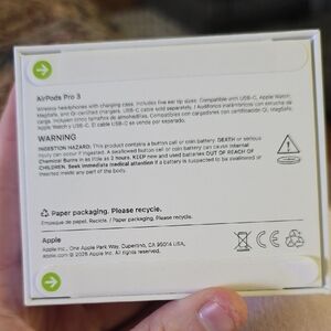 Apple AirPods Pro 3 - White